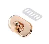 10pcs Mini Oval Twist Lock Turn Locks Metal Closure Buckle for Purse Wallet Women's Handbag Shoulder Bag Accessories for Bags Purses(ColorA)