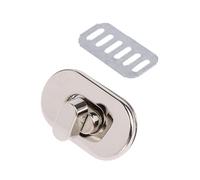 10pcs Mini Oval Twist Lock Turn Locks Metal Closure Buckle for Purse Wallet Women's Handbag Shoulder Bag Accessories for Bags Purses(ColorB)