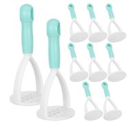 10pcs Mini Potato Masher Compact Pp Manual Food Press for Kitchen
