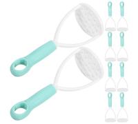 10pcs Mini Potato Masher Handheld Pp Lightweight Portable Tool