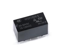 10pcs Mini Relay HFD27 DC 5V 12V 24V HFD27-005-S HFD27-012-S HFD27-024-S 8Pin Sensitive DIP Relays JITZEGMD (Size : HFD27-024-S)