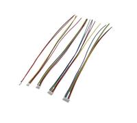 10Pcs Mini SH 1.0mm / JST .25mm GH .5mm PH 2. XH .54mm Pitch 2/3/4/5/6 Pin Single Female Plug Wire Cable Connector(JST 1.25mm,6Pin)