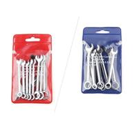 10Pcs Mini Spanner Wrench Set Alloy Steel Heat Treated Compact for Narrow Space Home Auto Electrical Mechanical Pipe Maintenance