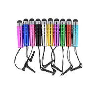 10Pcs Mini Stylus Pens Capacitive Resistive Touchscreen Pens Retractable Stylus Pens Touch Pen For Smartphone Tablet Pc Phones -Random Color Practical design