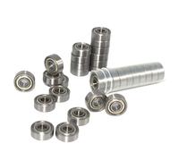 10pcs Miniature Ball Bearing 626zz 688zz 625ZZ Pulley Wheel Bearing Deep Groove Mini Bearing Carbon Steel for Skateboard Scooter(625zz-5x16x5mm)