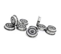 10Pcs Miniature Deep Groove Ball Bearings F623 F686 F688 F689 F695 F696 F698-2RS 5x13x4mm Flanged Bearings for 3D Printer(F689-2RS 9x17x5mm,10PCS_ABEC-5)