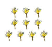 10Pcs Miniature Dried Bouquets 10cm High for Valentines Gift, H