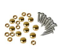 10PCS Mirror Screws Brass Mirror Screws Cap Cover Nails Fasteners Golden for Decorative Mirror, Sign/Advertising Hardware, Nails, Construction (10mm, golden)