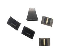 10pcs Mixer Equalizer Push Button Cap/Hole 4mm EQ Push Button Cap/Straight Slip Potentiometer Fader Black Knob