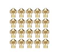 10pcs MK10 Nozzles M7 0.2/0.3/0.4/0.5/0.6/0.8/1.0mm Brass Extruder Head Hotend Nozzle ，Compatible For 1.75mm 3D Printer(0.3mm)