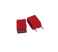10PCS MKS2 5MM 1UF 1.5UF 2.2UF 3.3UF 4.7UF 6.8UF 10UF 50V 63V 100V 105 155 225 335 475 685 106 105/63V Capacitor(1.5UF 100V)