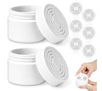 10pcs Ml Plastic Deodorant Box for Cars and Wardrobes | Essential Oil Air Freshener, Refillable 150ml Empty Case, White Portable Design for Storage Use