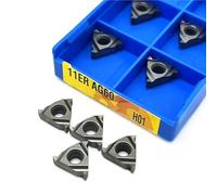 10PCS MMT16ER AG60 H01 16IR AG60 H01 MMT11ER AG60 H01 11IR AG60 H01 Hard Alloy Blade Lathe Tool CNC Tool Thread Blade Turning Tool(11ER AG60 H01)