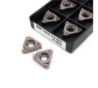 10PCS MMT16ER IR 1.0/1.25/1.5/1.75/2.0/2.5/3.0 Cemented Carbide Inserts Thread Turning Tools(16ER 2.0-ISO KT8060)
