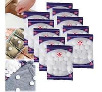 10pcs Mo/th Balls,Mo/th Repellent for Clothes,Mo/th Balls Repellent,Made of Natural Ingredients,Long-Lasting Protective,Dry and Fresh,No Damage to Common Fabrics,Effectively Resists Unpleasant Odors