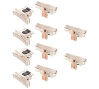 10pcs Mobile Gaming Controller with Sensitive Aim Shoot Key Ergonomic Phone Triggers for Mobile Phones and Tablets Compact Portable Joystick