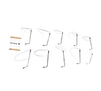 10pcs Model Street Lighting for 3v DC Compatible Kit 10pcs Model | for durable steel column construction, realistic modern design, adjustable base for custom positioning