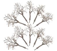 10pcs Model Tree Trunks for Architecture Diorama Home Display Coffee