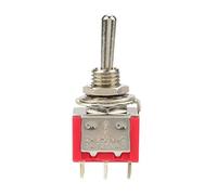 10pcs Momentary Toggle Switch ON-Off-ON 3 Position Momentary Toggle Switch DPDT 6-Pin 6mm 2A/250VAC 5A/120VAC