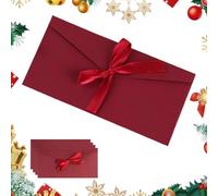 10Pcs Money Envelopes Invitation for Festival Party Greeting, Premium Red Envelopes for Wedding Birthday or Festival Cards Envelope