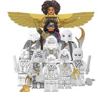 10PCS Moon Knight Minifigure Marc Spector Marvel Super Hero Minifig Figure Fit Lego Toy Collection