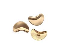 10pcs Moon Shape Golden Metal Buttons Clothing Decorative Buttons for Women's Coats Buttons Sewing Accessories, Gold, 30mm