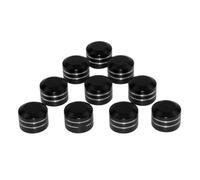 10PCS Motorcycle Head Bolt Cap Engine Push On Topper 9mm Screw Cover Compatible With Twin Cam Touring Sportster Softail(Black Bolt Cover)