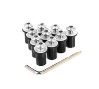 10PCS Motorcycle Windshield Bolts Screw Nut Fastener Kit For Monster 620 696 796 749 1098S 821 1200S(Onecolor)