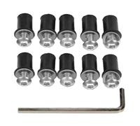 10pcs Motorcycle Windshield Mounting Fastener Kit Motorbike Accessories