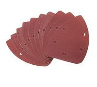 10pcs Mouse Sander Pads Sanding Sheets 40 Grits 5 Holes Detail Sander Hook and Loop
