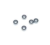 10PCS MR Series MR115RS MR63 74 84 104 106 128 MR85RS MR105 MR148 RS ZZ Miniature Model Rubber Cover Shielded Ball Bearings IDGTTLDF(MR85 5x8x2.5mm,Rubber cover-black)