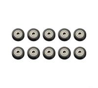 10pcs MR105 625zz Bearing Pulleys for 3D Printers Enhanced Performance for ENDER 3 and For CR 10 Series (V wheel black)
