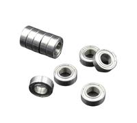 10pcs MR126 ZZ 6x12x4mm Ball Bearings Miniature Bearing Speed 1260 Inner Diameter 6mm Compatible With Various Small Machinery And Devices