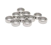 10PCS MR52ZZ P5 2x5x2.5 Single Row Deep Groove Ball Bearings Double Shielded