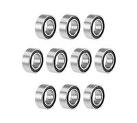 10Pcs MR95RS Bearing 5 * 9 * 3mm Miniature MR95-2RS Ball Bearings MR95 MR74 MR84 MR85 MR105 MR106 RS 2RS Bearings(5x9x3mm,Black-2rs)
