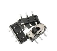 10PCS MSS22D18 Miniature Slide Switch 2P2T 6Pin Handle High 2MM For Switch