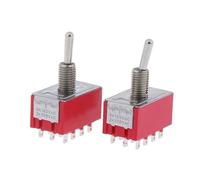 10PCS MTS-403 4PDT 12PIN ON-OFF-ON Miniature toggle switch power switches 6A/125V 2A/250V MTS 403 MTS403