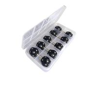 10PCS Multi-Angle Magnetic Marker Hexagonal Sphere 3D Scanner Reflective Marking Target Points 6MM for Accurate Tracking(3 inside 6 outside)