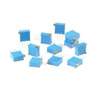 10PCS Multi-turn Adjustable Potentiometer 3296X-103 10K 1K2K5K50K100K200K500K1M Side Adjustment Resistor(1M Ohm)