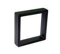 10pcs Multicolor Jewelry Display Box 3D Floating Picture Frame Shadow Ring Pendant Holder Protect Stone For Earring Necklace Bracelet(Black,9x9x2cm)