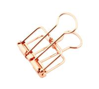 10pcs Multicolor Metal Binder Clip Clamp Paper Bookmark Clips Office Supplies for Office Supplies, Home, Kitchen, Shops(Rose Gold -48mm)