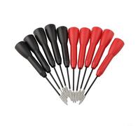 10pcs Multimeter Probes 1mm Tip with 2mm Banana Socket, 600V 10A Stainless Steel Pins for Auto Maintenance and Electrical Testing