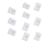 10Pcs Multipurpose Clear Envelopes with String Tie for Receipts and Papers Clear File Directory Document Owner Portable Bag Supply Planner Multi Color Pouches