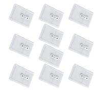 10Pcs Multipurpose Document Envelope with String Closure Waterproof Clear File Pouches Receipt Bag for Offices Clear Directory Document Owner Portable Bag Supply Planner Multi Color Pouches