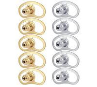 10pcs Multipurpose Earring Backs Ornament Elegant Earring Lifters Ornament Sturdy Metal Backs for Drooping Ears Metal