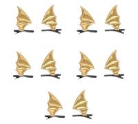 10pcs Music Festival Hair Clip Halloween Costume Hair Pin Unique Styles Barrettes For Costume Parties