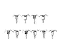 10pcs Musiclily Metal Vintage String Guides Guitar String Trees Retainers Improving Tuning Accuracy