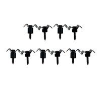 10pcs Musiclily Metal Vintage String Guides Guitar String Trees Retainers Improving Tuning Accuracy Tension Adjusters