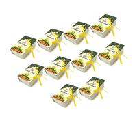 10Pcs Muslims Wrapping Boxes Elegant Book Shape Paper Packaging Box For Candy Chocolate Eid Festival Decorations Muslims Party Supplies