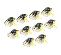 10Pcs Muslims Wrapping Boxes Elegant Book Shape Paper Packaging Box For Candy Chocolate Eid Festival Decorations Muslims Party Supplies